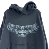 washed eagle hoodie