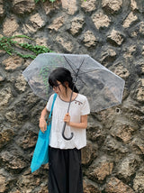 Nata Button Dot Raglan Short Sleeve Tee