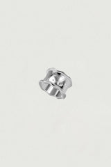[925SILVER] STARLIGHT WAVE BOLD RING