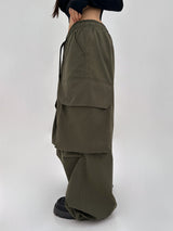 (UNISEX) WIDE BOX-POCKET LOOSE-FIT AUTUMN DENIM