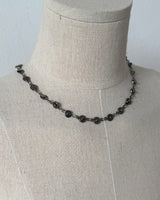 [MADE]  black open close necklace