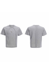 デコンストラクテッドロゴボクシーTシャツ
