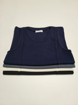 LMN Capu Slit Layered Sleeveless (4 colors)