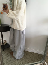 Fleece-lined sweatpants