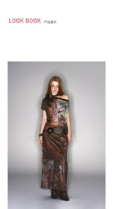 2025 Spring/Summer New Botanical Printed Loose Dresses