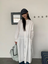 Coyal Cotton Shirt Long One Piece