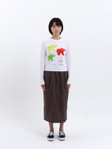 BASIC SAFARI POLY SKIRT (BROWN)