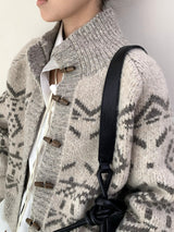 Rage Toggle Nordic Knit Cardigan