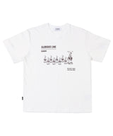 グロリアスラインTシャツ オフホワイト