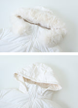 #Winter 2WAY Fur Hood Crop Padding (3color)