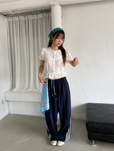 mama crop blouse