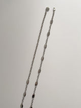 Oval Silver Chain Belt