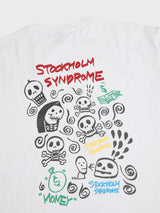 DOODLE SKULL TEE - WHITE