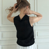 Elrocio neck vest (black)