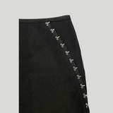 HOOK N EYE HIDDEN FLARE SKIRT