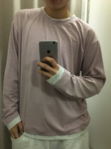 ベーシックレイヤードロングスリーブTシャツ(4c)