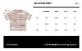 BBD マルチストライプパッチロゴTシャツ  (レッド)