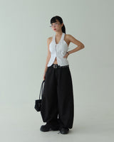 [UNISEX] ワイドバルーンオーバーサイズフィットスラックス