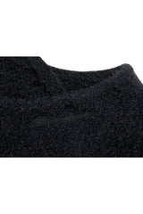 ルビーフックオーバーニット black
