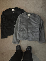 [Premium] ASCLO Hairy Tweed Jacket (2color)