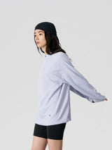 FMACM ダイヤモンド フリースハーフジップ ロングスリーブTシャツ
