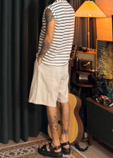 Cool Linen Bermuda Wide Shorts 4COLOR