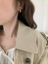 Daily simple earrings(2color)