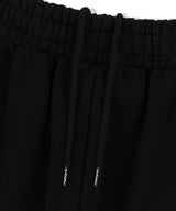 mah カットオフアップリケスウェットパンツ