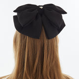 Big Ribbon Draping Hair Clip