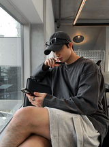 ネードUSAピグメントオーバーフィットロングスリーブTシャツ