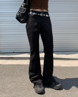 Reve low boots cut pants