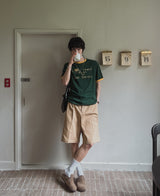 Sandry Think リンガー半袖Tシャツ