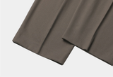 ヨギスディープラウンドジョーバックバンディングウールワイドスラックス
