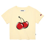 シグネチャービックチェリークロップTシャツ【レモン】
