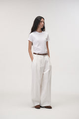 Round half T (Ivory)