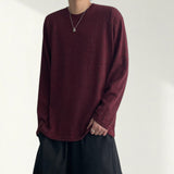 Vine Pattern Soft Spandex Round Long Sleeve Knitwear