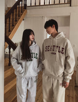 Seattle Patch Sweat Hoodie Pants Set