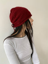 SHIRRING WOOL BEANIE (4C)