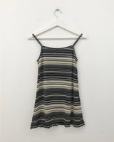 Airy Stripe Flow Dress (4color)