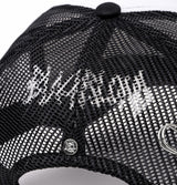 BBD グラフィティメタルロゴトラッカーメッシュキャップ (Black)