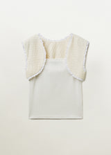 ベストレイヤードスリーブレス (White)