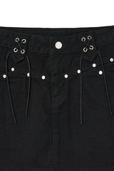 ベルトスカート (black)