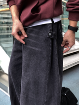 Warners 3003 Daily Side Snap Wide Banding Denim Pants