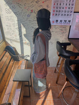 Vintage Knit Hooded Zip-Up
