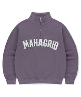 ARCH LOGO APPLIQUE HALF ZIP-UP SWEATSHIRT
