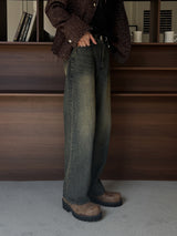 ASCLO Vintage Oil Denim Pants