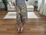 wide cargo bermuda shorts