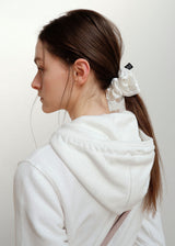 ベーシックシルキーシュシュ_White