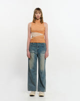 Layered Sleeveless _ ORANGE