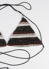 BROWN BOHEMIAN BIKINI SET